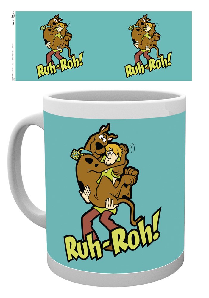 Tasse mit Scooby-Doo und Shaggy Ruh Roh, 320 ml, in Box, vollständig lizenziert