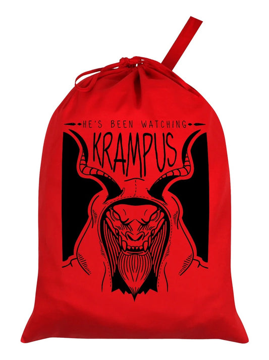 Alternative Santa Sack - Krampus He's Been Watching