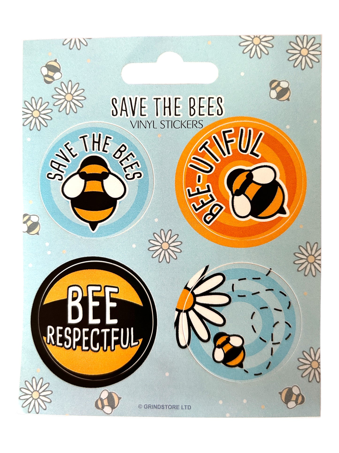 Save the Bees x4 Vinyl Stickers