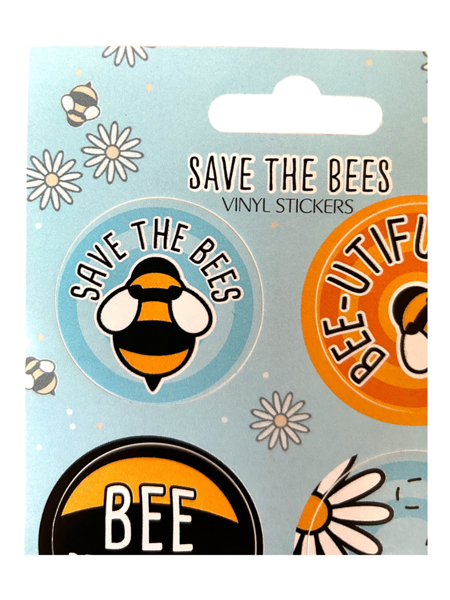 Save the Bees x4 Vinyl Stickers