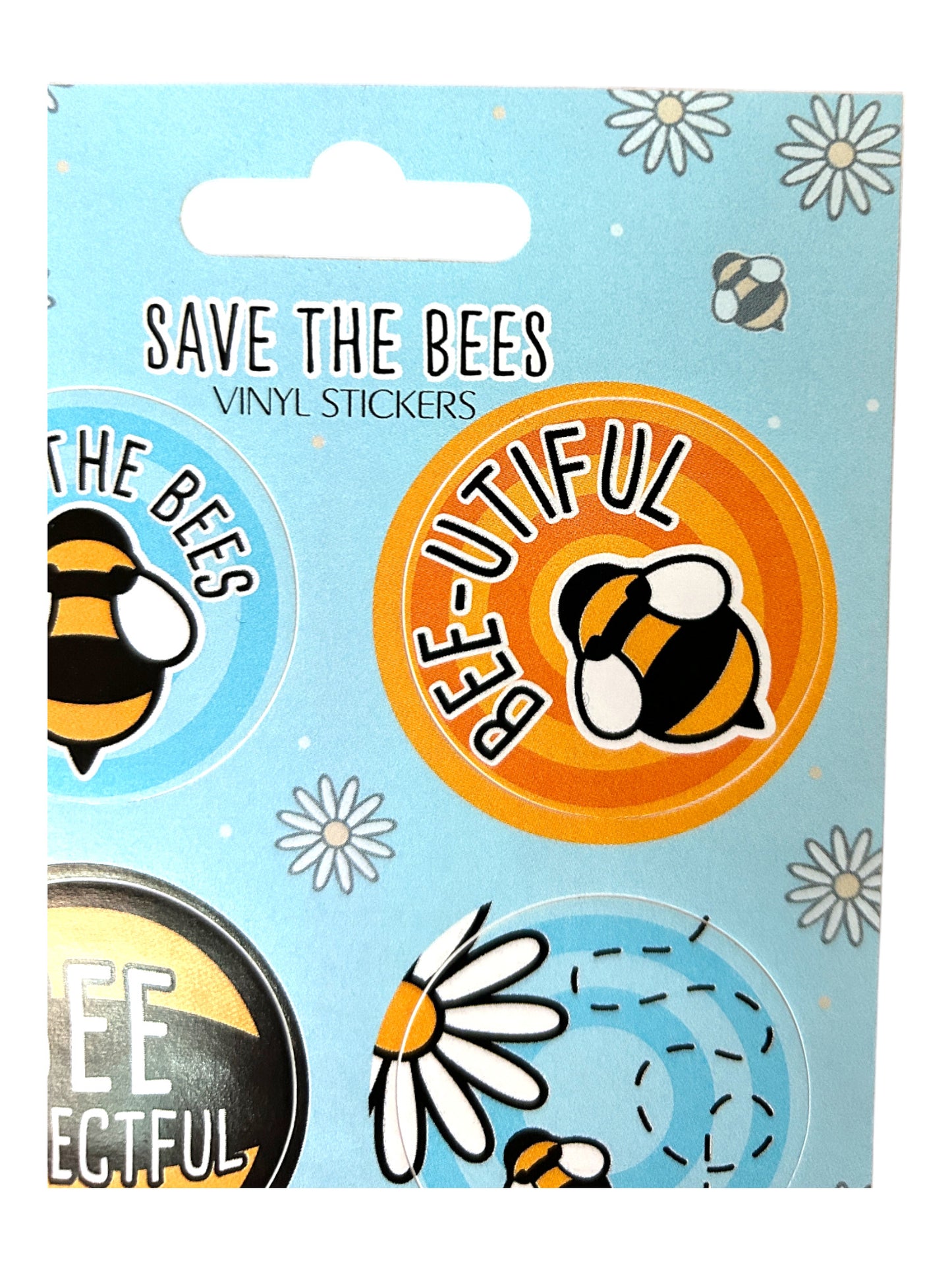 Save the Bees x4 Vinyl Stickers