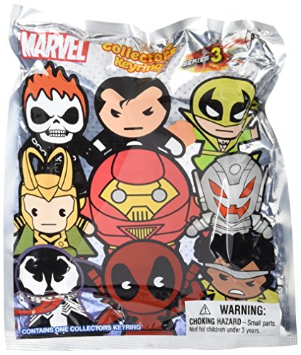 Porte-clés figurine 3D Marvel - Pack mystère de la série 3