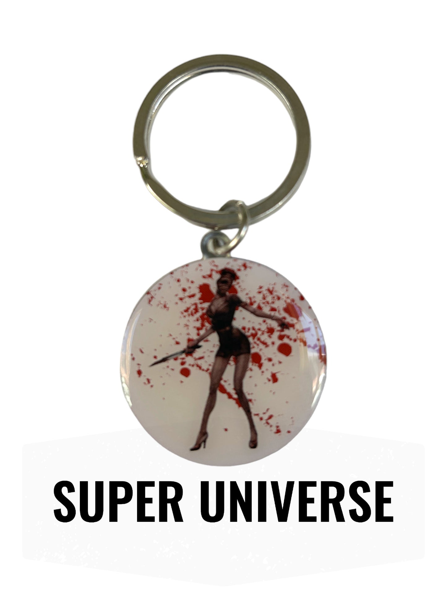 Silent Hill Nurse Licensed Metal Keyring