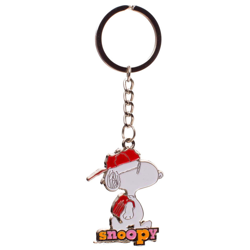 Porte-clés en métal sous licence Peanuts Snoopy Back to School