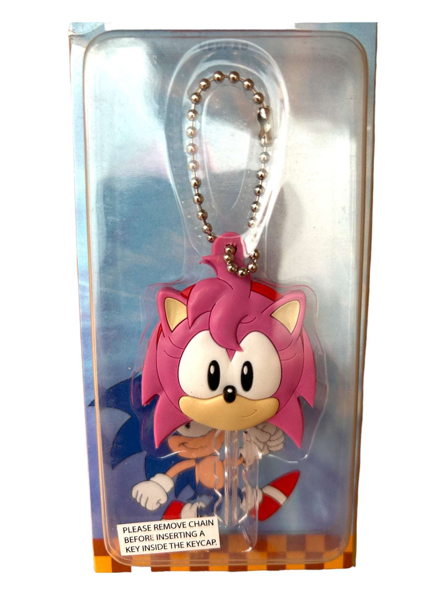 Sonic The Hedgehog Amy Face Keyring Cover (Key Cap)