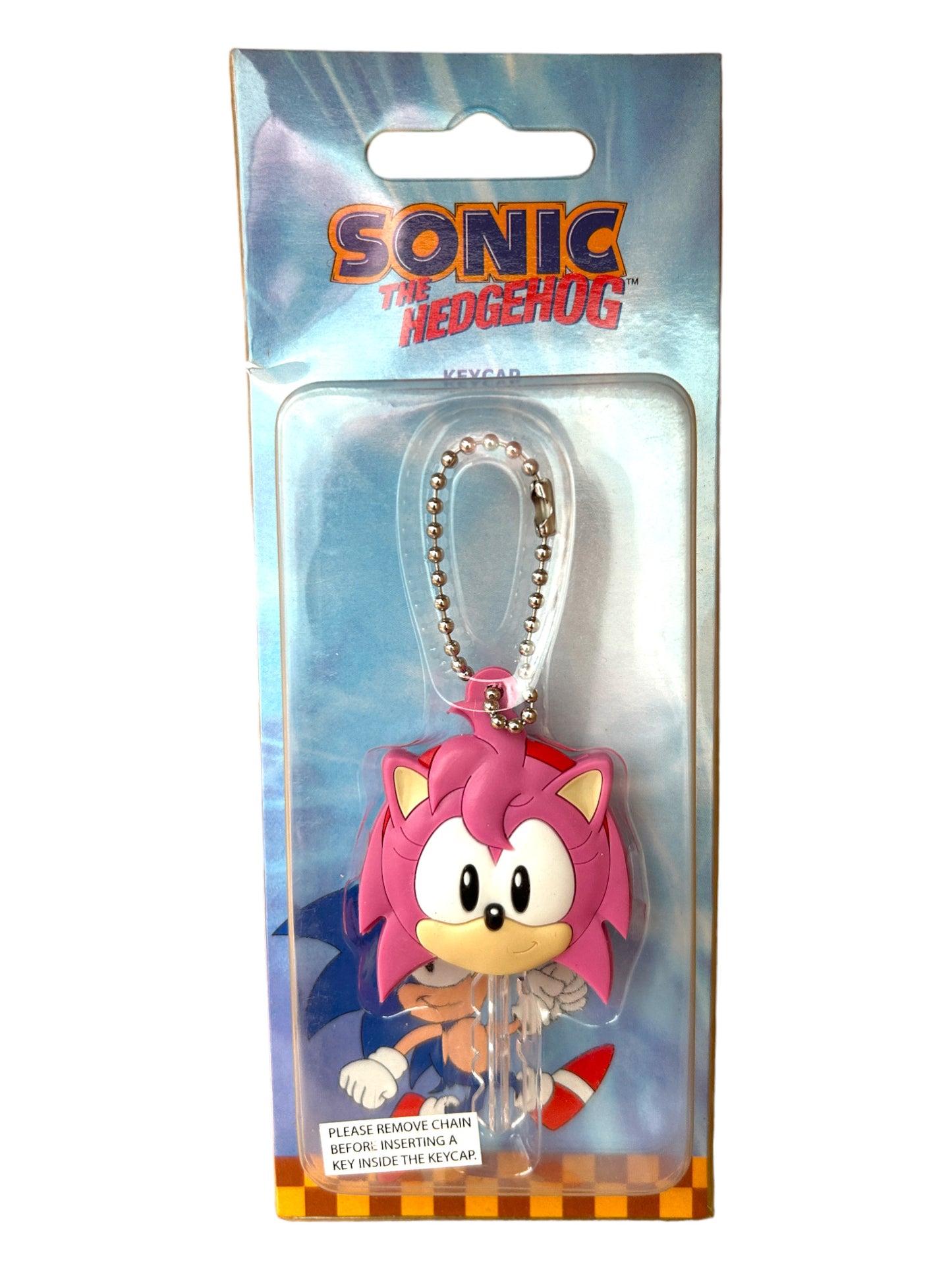 Sonic The Hedgehog Amy Face Keyring Cover (Key Cap)