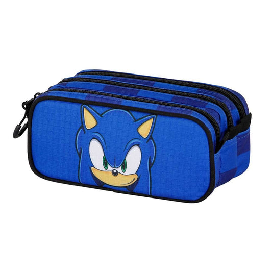 Sonic the Hedgehog Sega Sight Triple Licensed Pencil Case