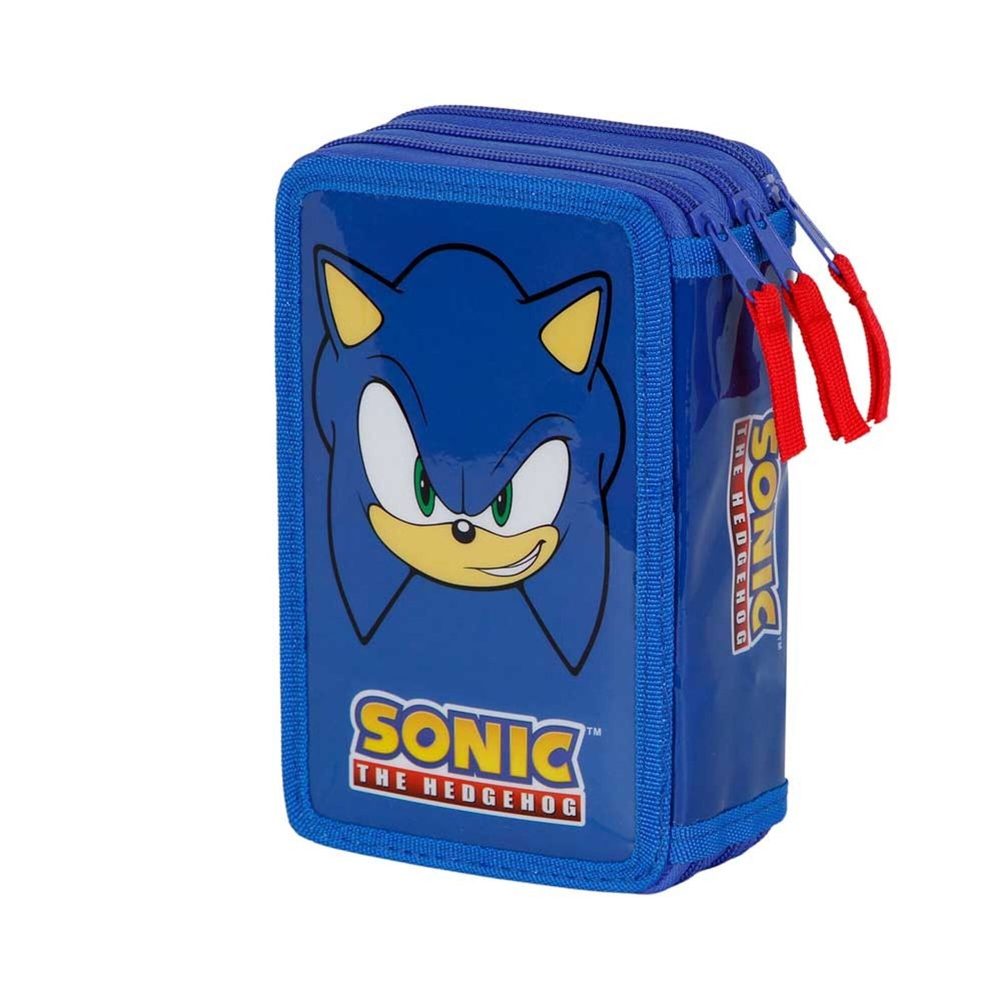 Sonic the Hedgehog Triple-Layer Filled Pencil Case