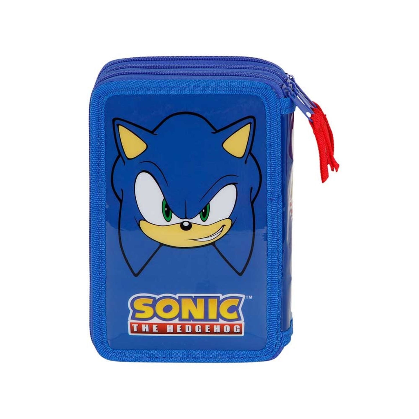 Sonic the Hedgehog Triple-Layer Filled Pencil Case