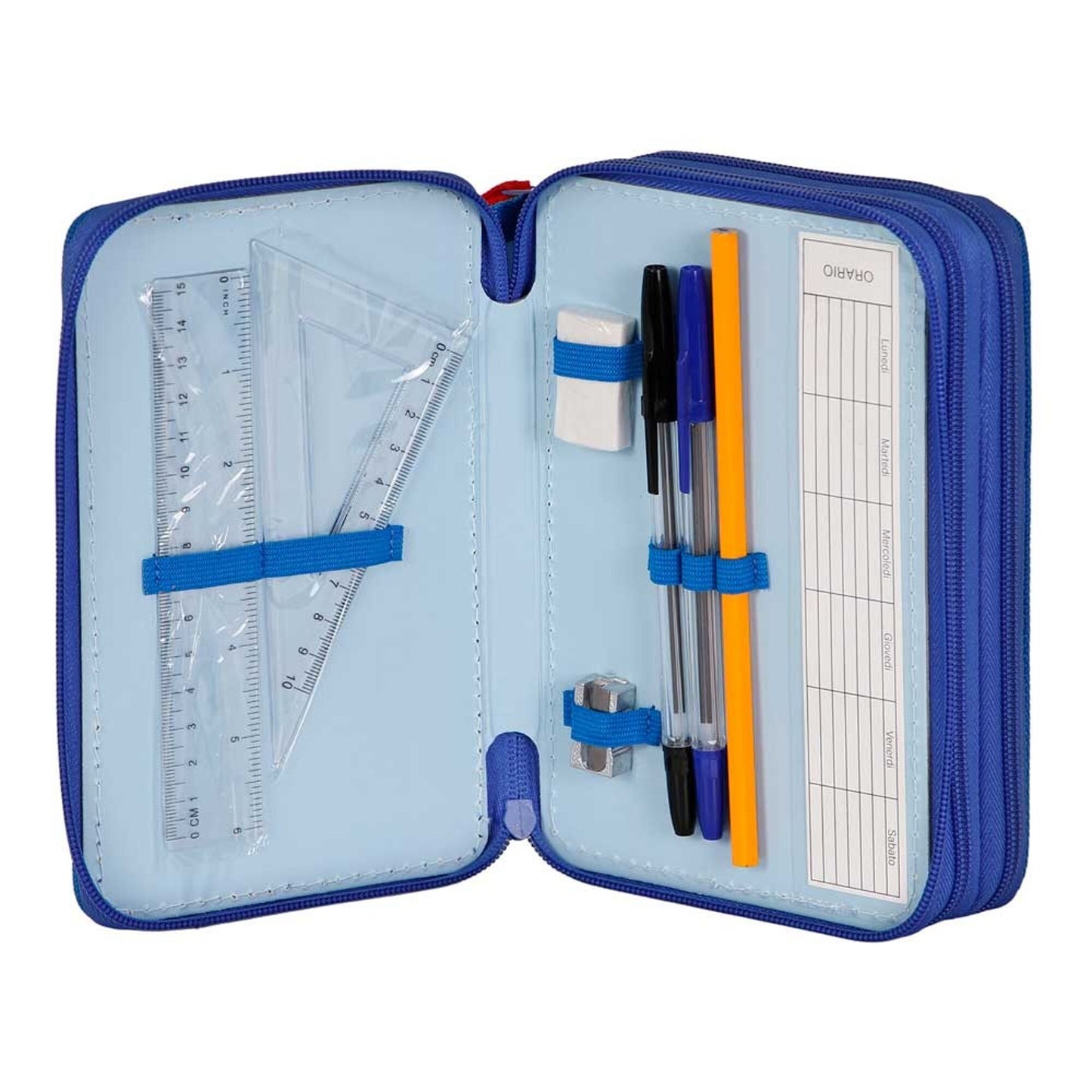 Sonic the Hedgehog Triple-Layer Filled Pencil Case