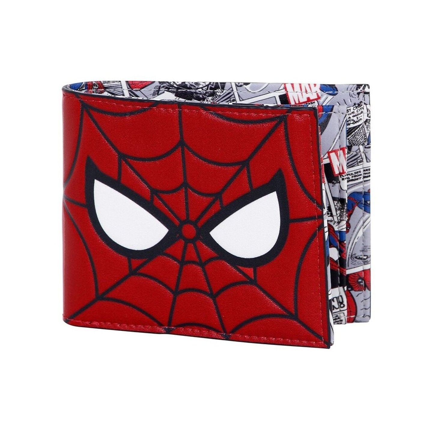 Marvel Comics Spider-Man Bifold Wallet With Comic-Strip Lining