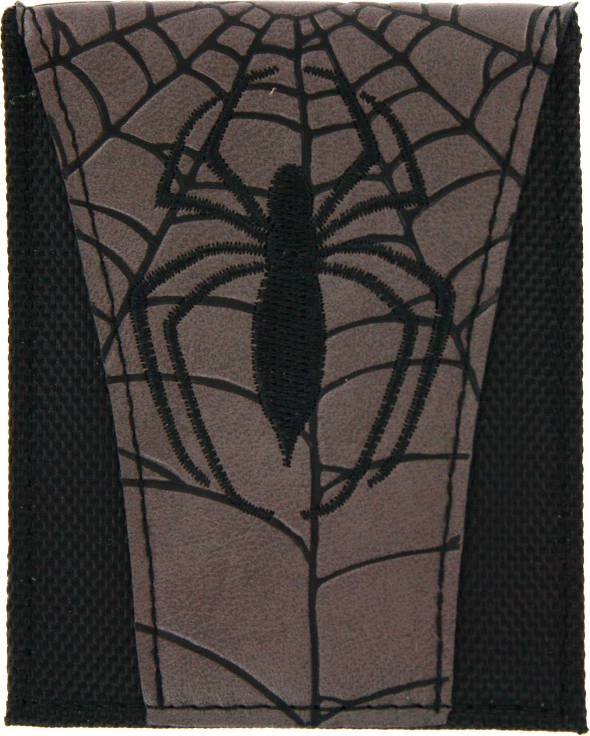 Portefeuille à deux volets en costume noir Marvel Comics Spider-Man