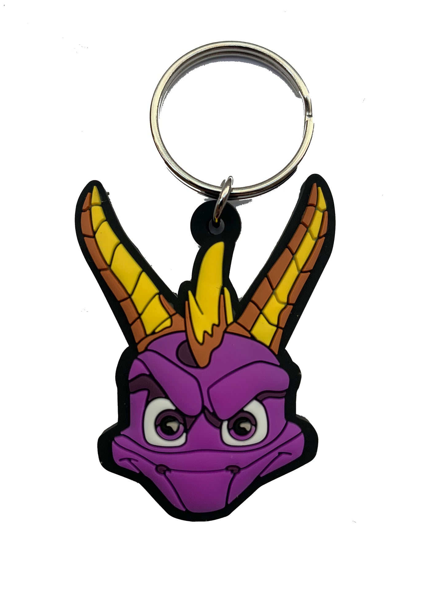 Spyro Face Licensed Rubber Keyring 3.5 x 7 CM