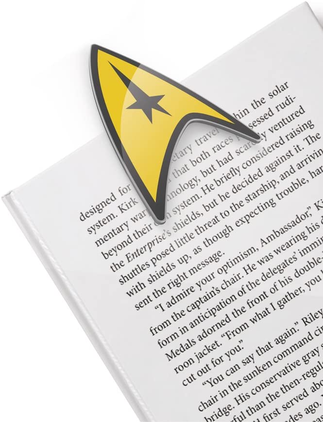 Marque-page à clipser avec l'emblème de la Fédération Star Trek