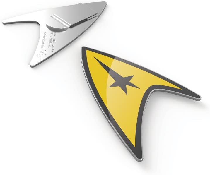 Lesezeichen zum Anklippen mit Emblem der Star Trek-Föderation