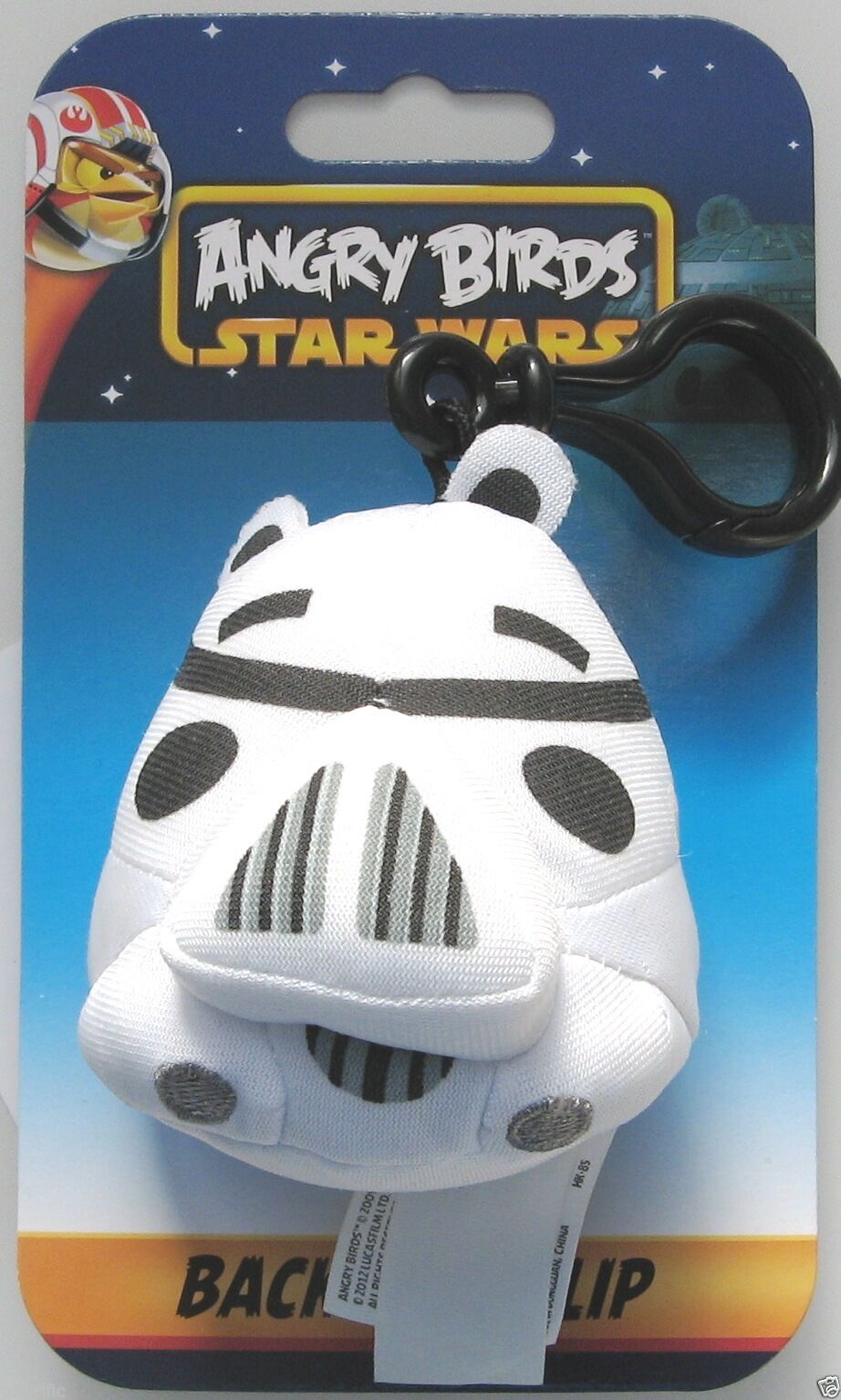 Star Wars - Angry Birds Plush Bag Clip Stormtrooper