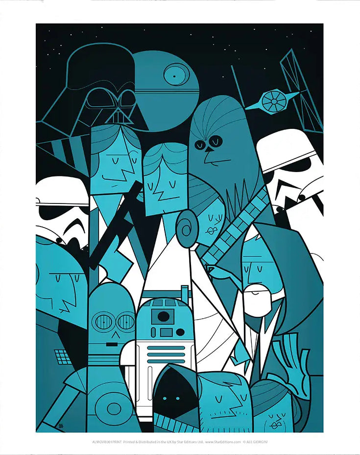 Pop Art Prints Star Wars Art Print 11 x 14 inches