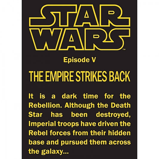 Star Wars - The Empire Strikes Back Text Fridge Magnet