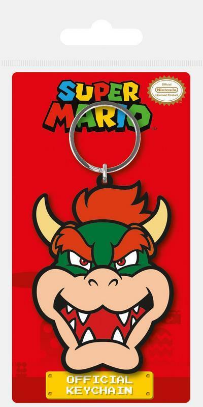 Nintendo Super Mario and Friends Rubber Keyrings