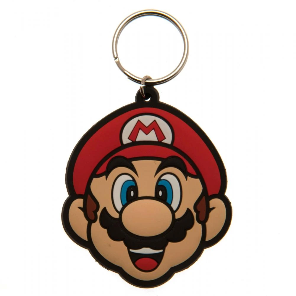 Nintendo Super Mario and Friends Rubber Keyrings