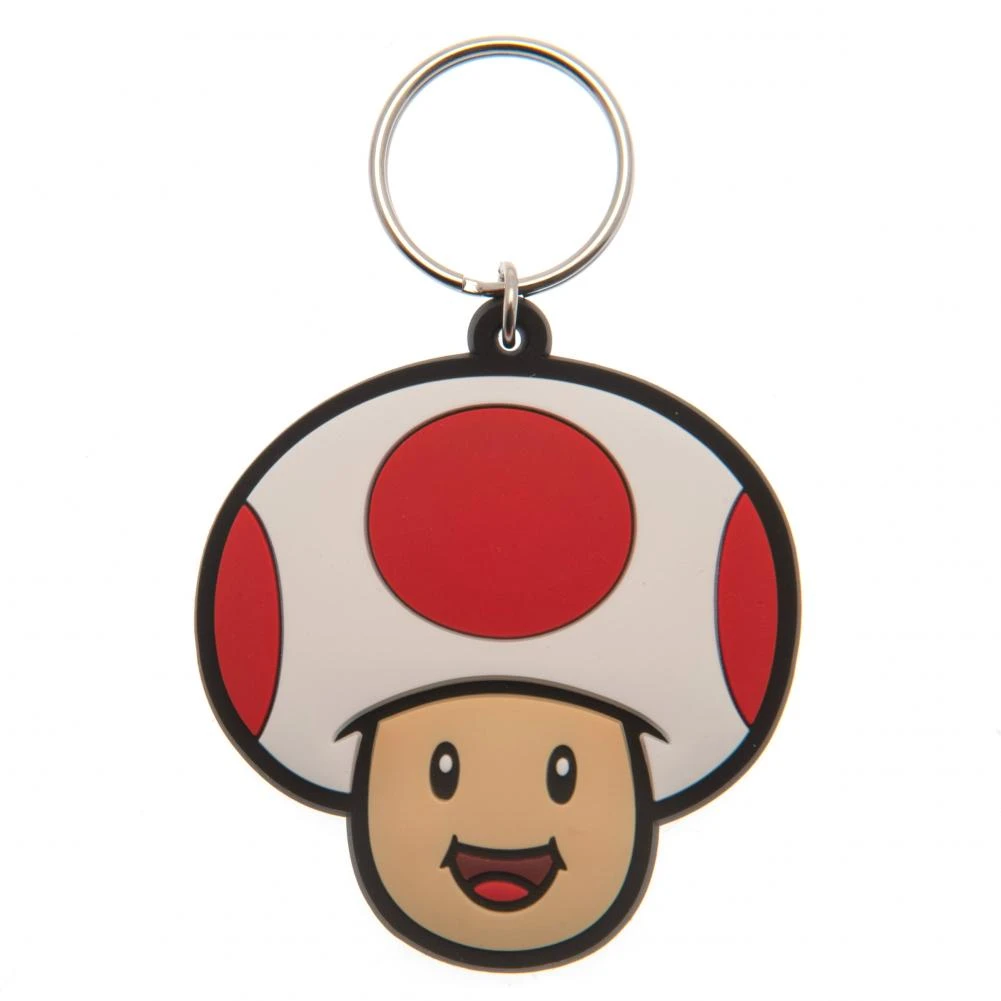 Nintendo Super Mario and Friends Rubber Keyrings