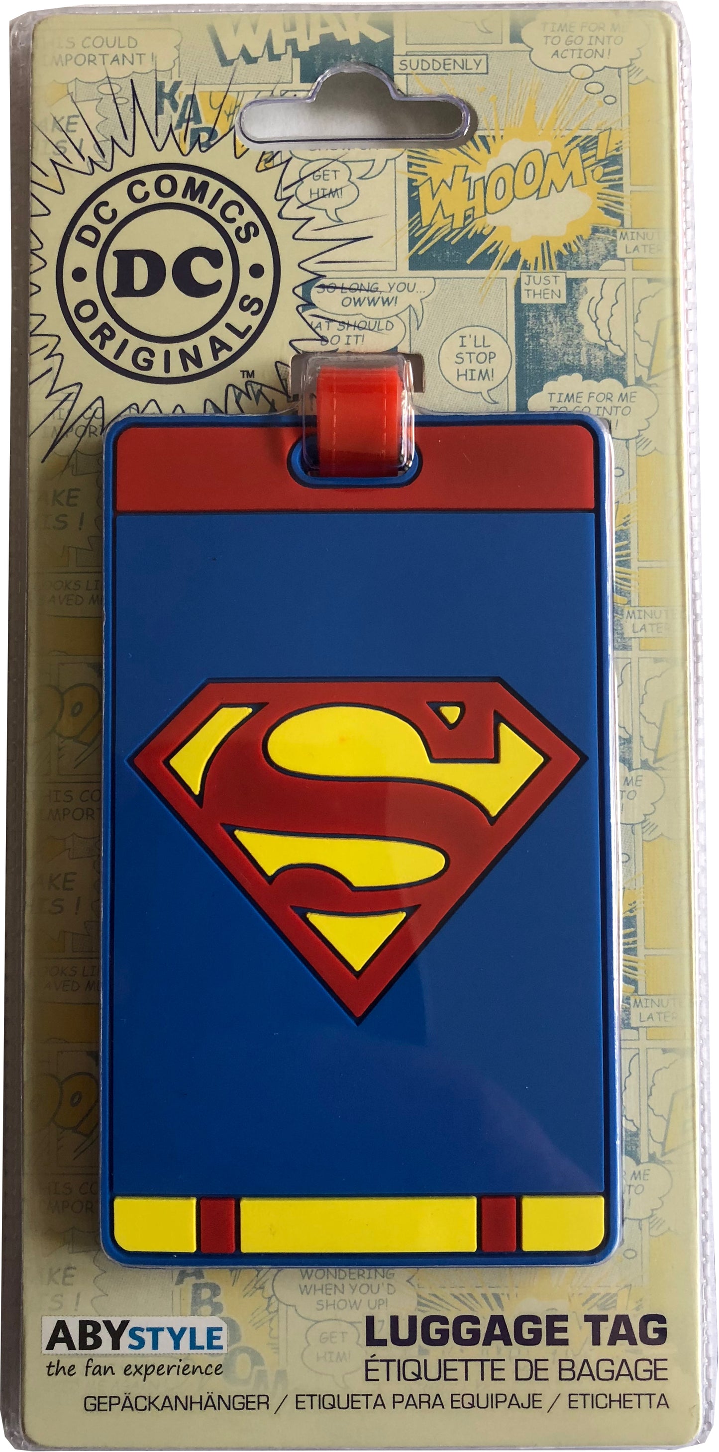 DC Comics Superman PVC Luggage Tag