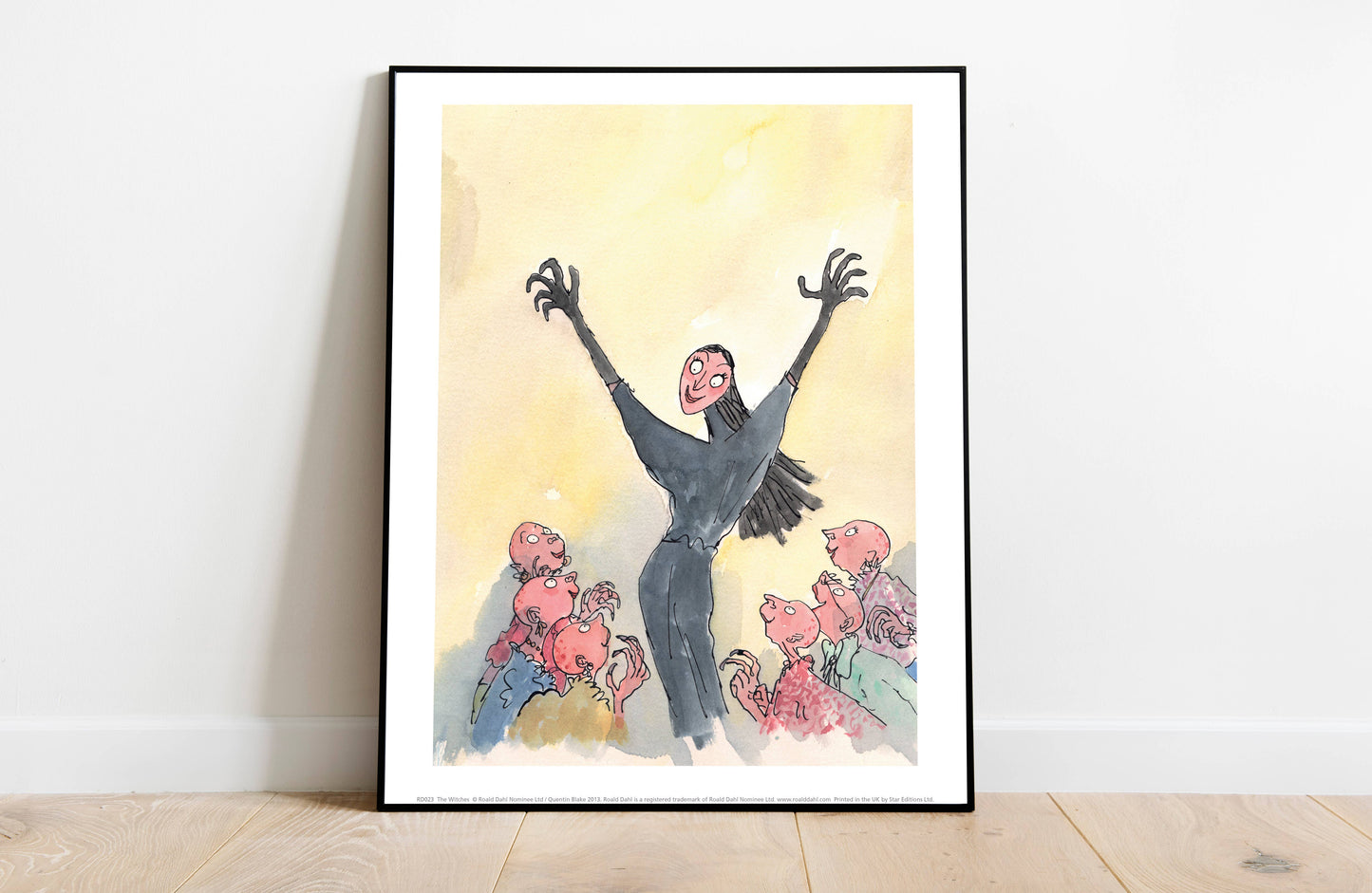 Roald Dahl The Witches Art Print 11 x 14 inches