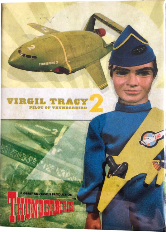 Aimant pour réfrigérateur Thunderbirds 2 de Virgil Tracy