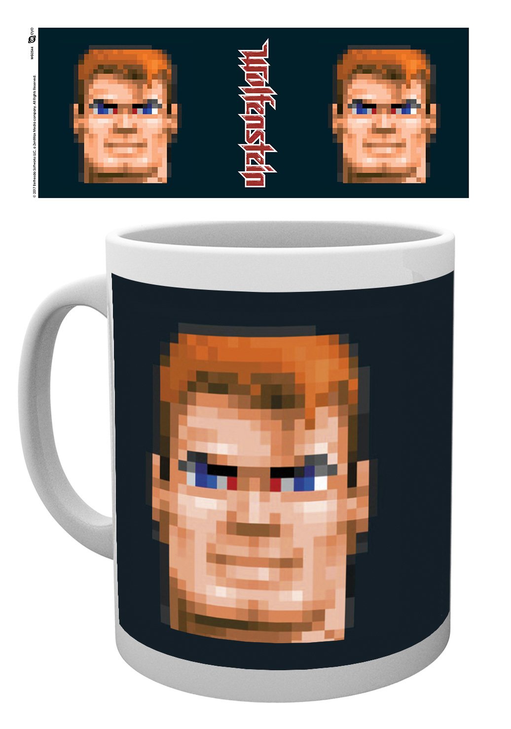 Wolfenstein BJ Blazkowicz Boxbecher 320 ml – Voll lizenziert