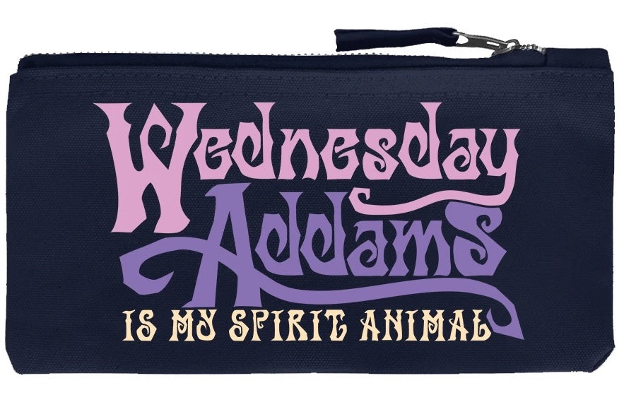 Wednesday Addams Dark Blue 19.5 x 10.5CM Pencil Case