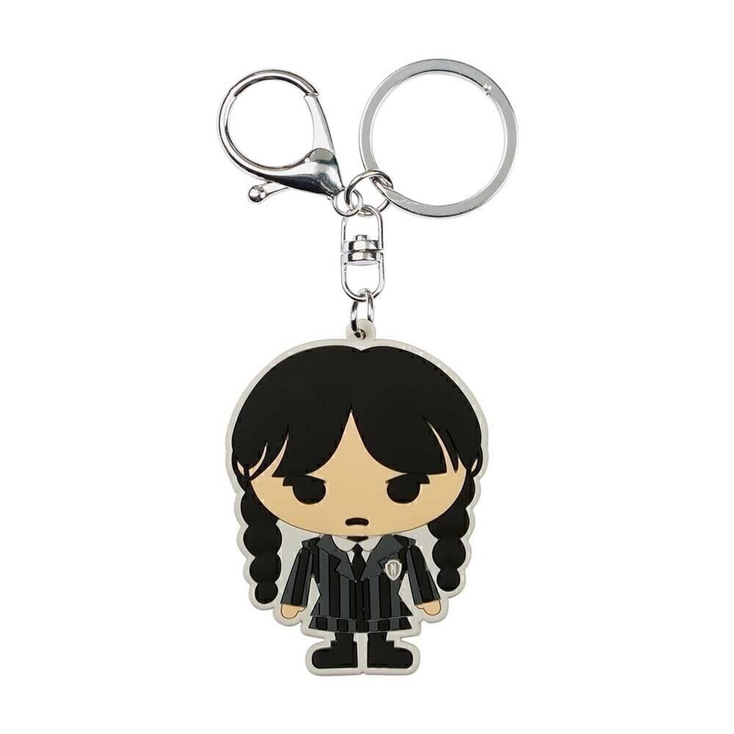 Wednesday Addams Chibi Soft PVC Licensed Keychain