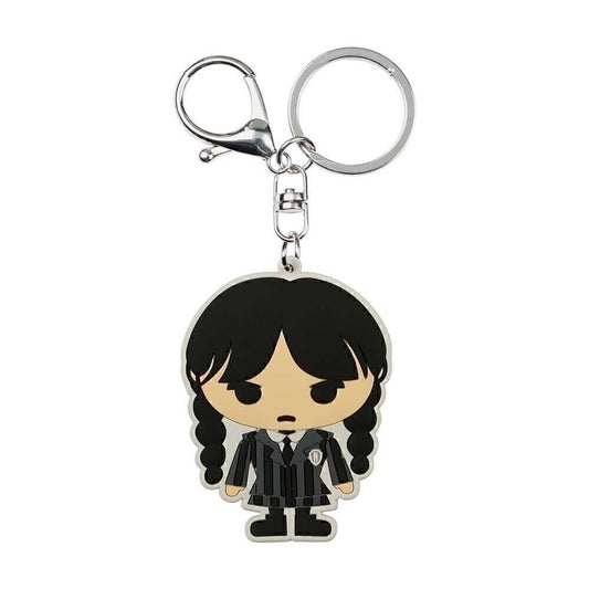 Wednesday Addams Chibi Soft PVC Licensed Keychain