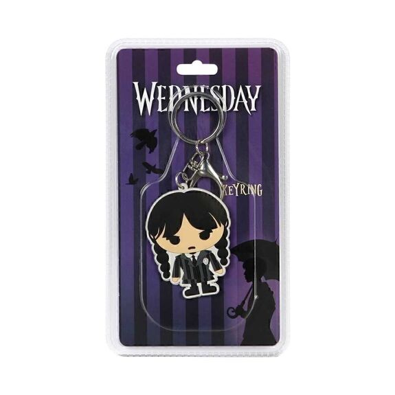 Wednesday Addams Chibi Soft PVC Licensed Keychain