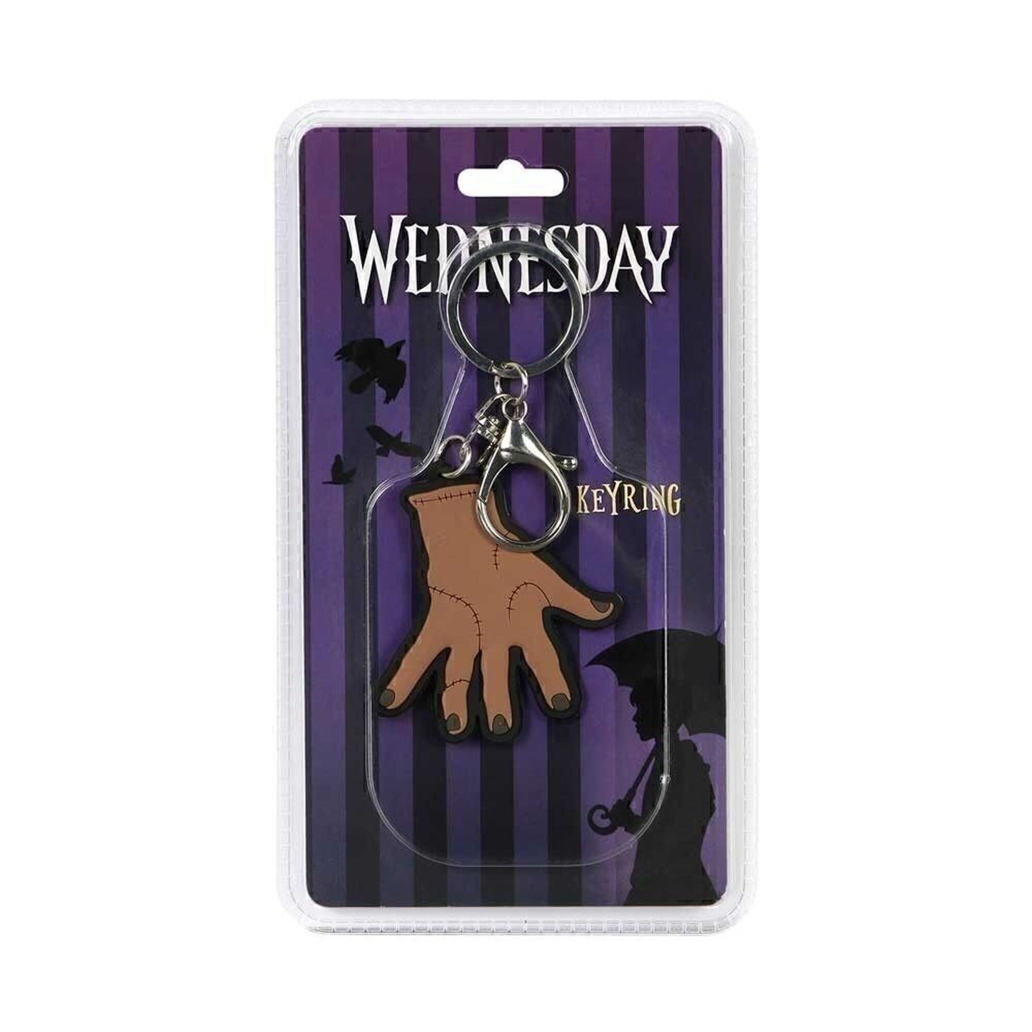 Wednesday Addams Thing Soft PVC Licensed Keychain