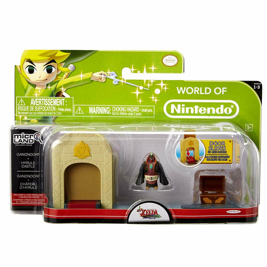 Legend of Zelda: Wind Waker Micro Land Set: Ganondorf + Hyrule Castle