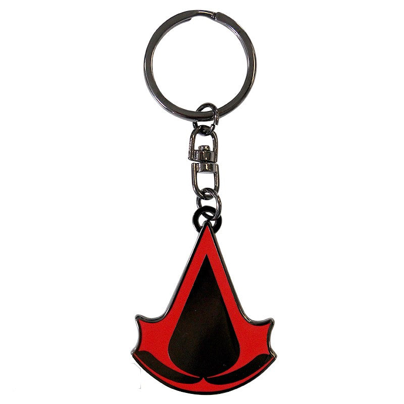 Porte-clés en métal avec écusson d'Assassin's Creed