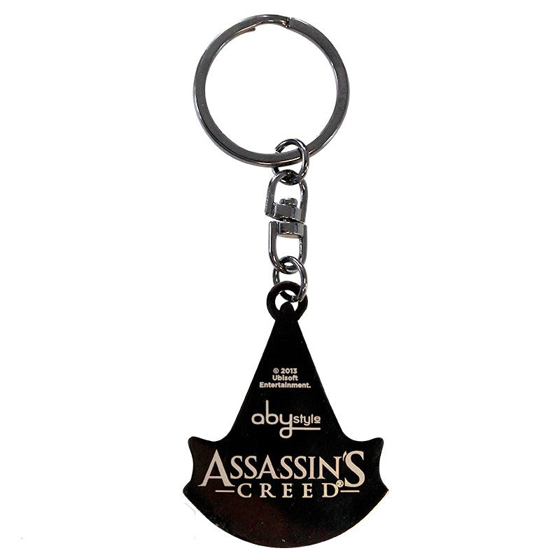 Porte-clés en métal avec écusson d'Assassin's Creed