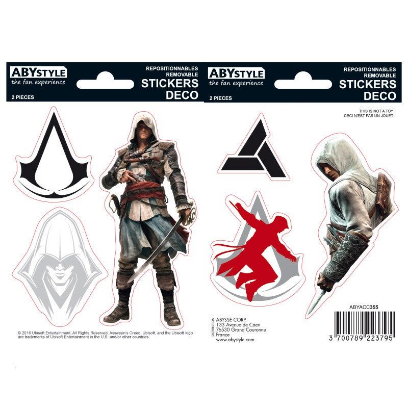 Assassin's Creed-Aufkleber – Ezio und Altair