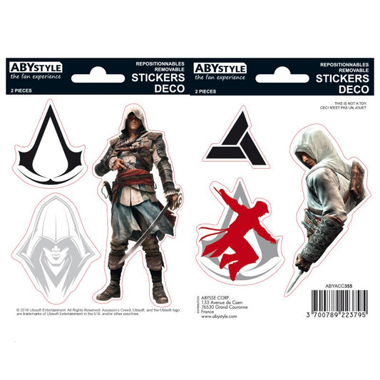 Autocollants Assassin's Creed - Ezio et Altaïr