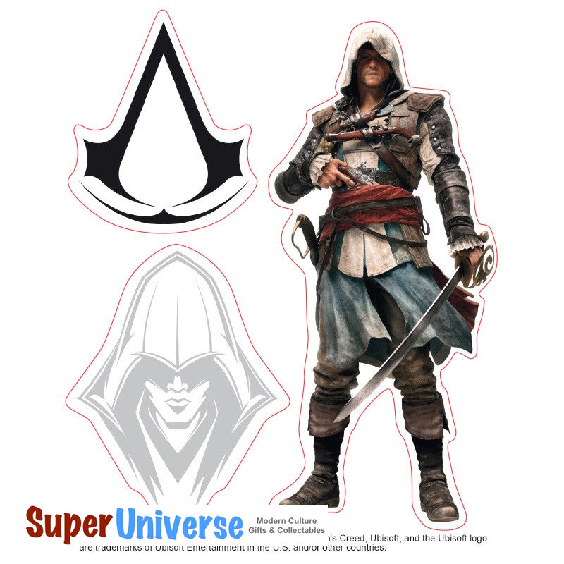 Assassin's Creed Stickers - Ezio and Altair