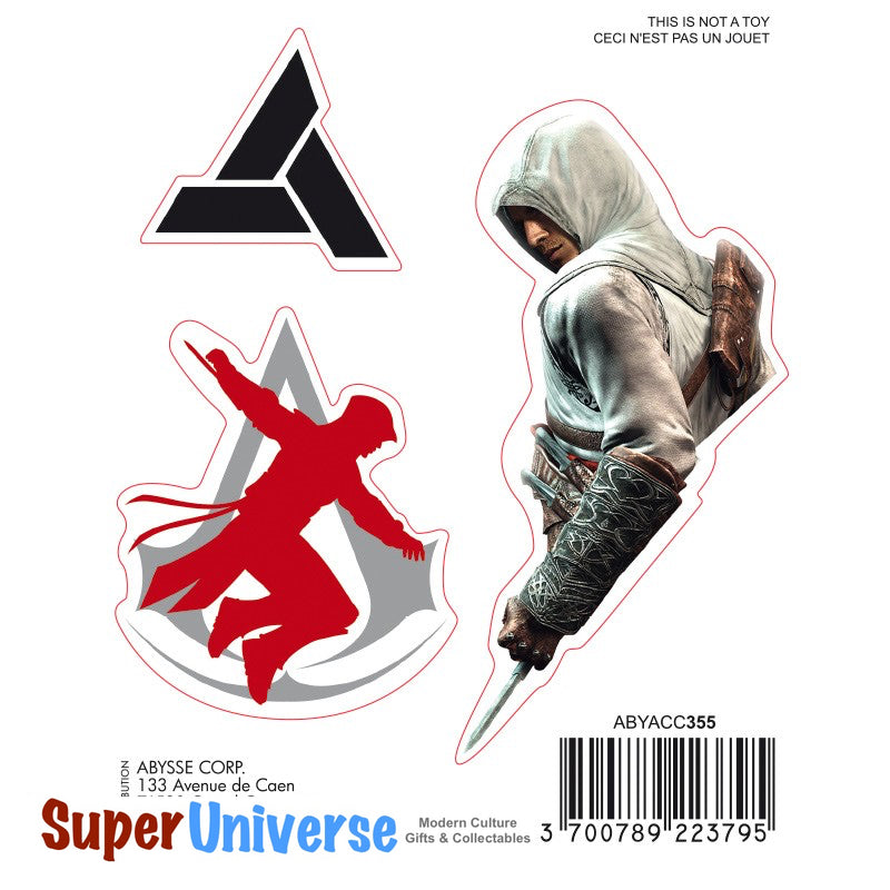 Assassin's Creed-Aufkleber – Ezio und Altair