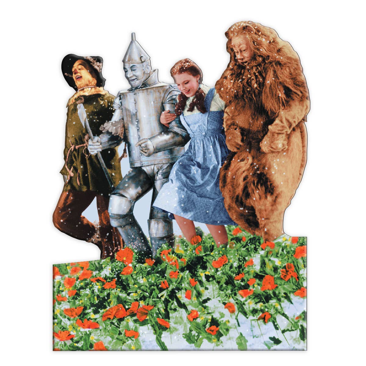 Wizard of Oz Poppy Field Dance Fridge Magnet