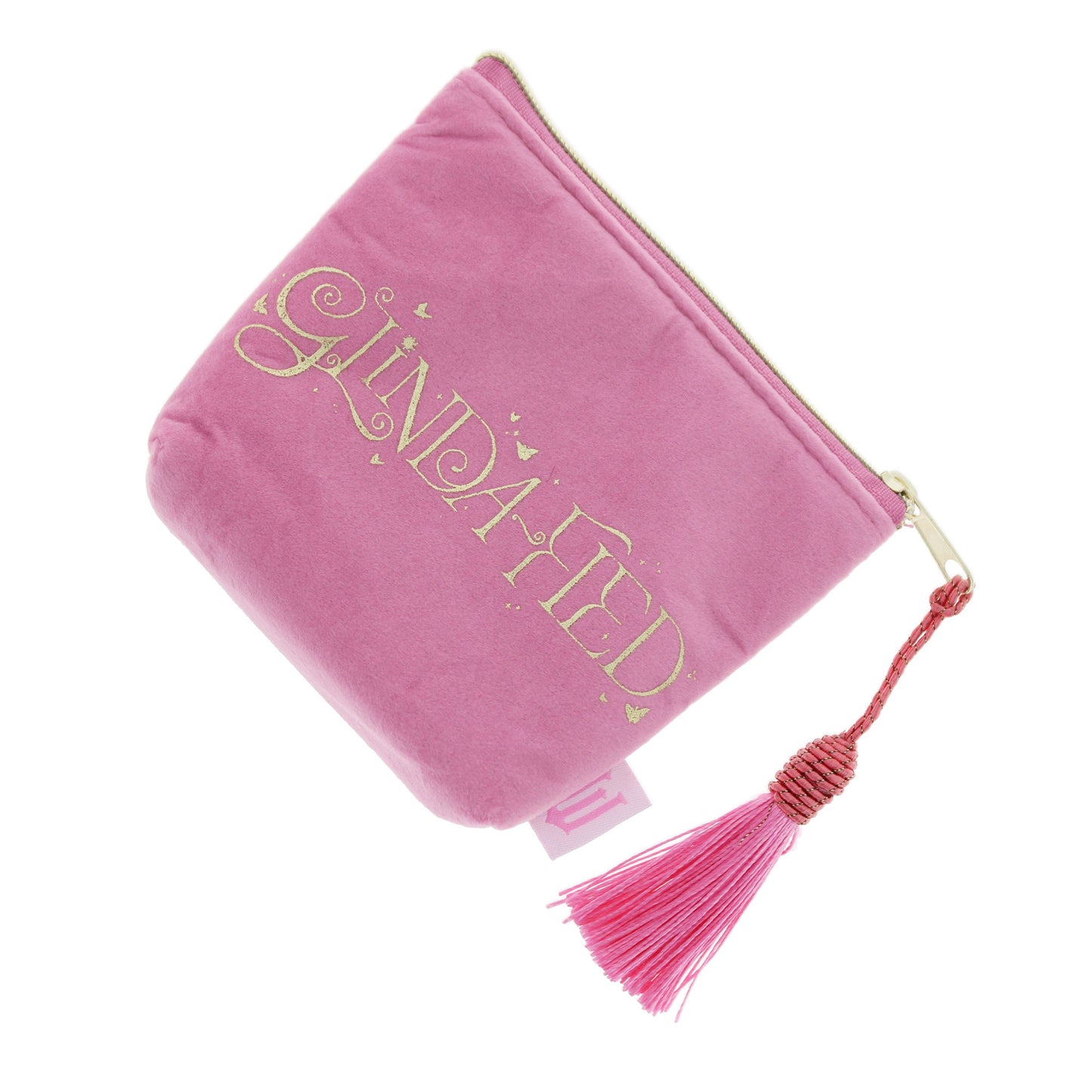 Wizard of Oz Glinda-Fied Pink Velvet Purse – Elegant and Enchanting!