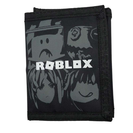 Roblox – Schwarze dreifach faltbare Kinder-Geldbörse