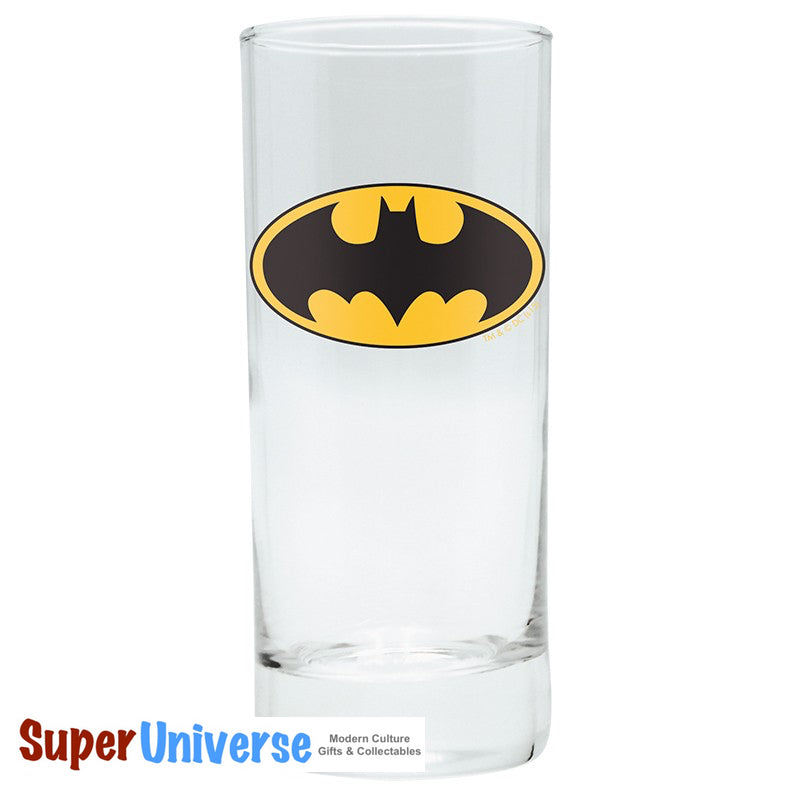 DC Comics Batman – Fledermaussymbol, vollständig lizenziertes Glas