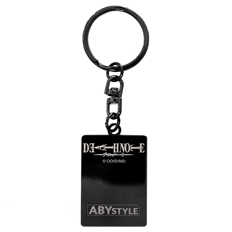 Porte-clés rectangulaire en métal Death Note Misa Amane