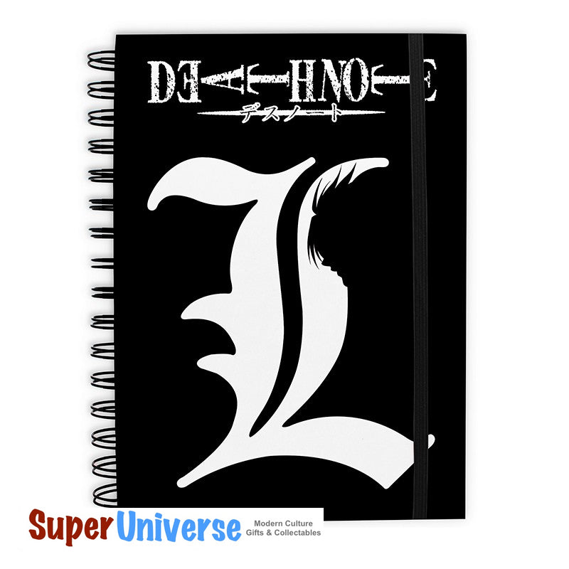 Death Note L Symbol A5 Notebook - Fully Licensed