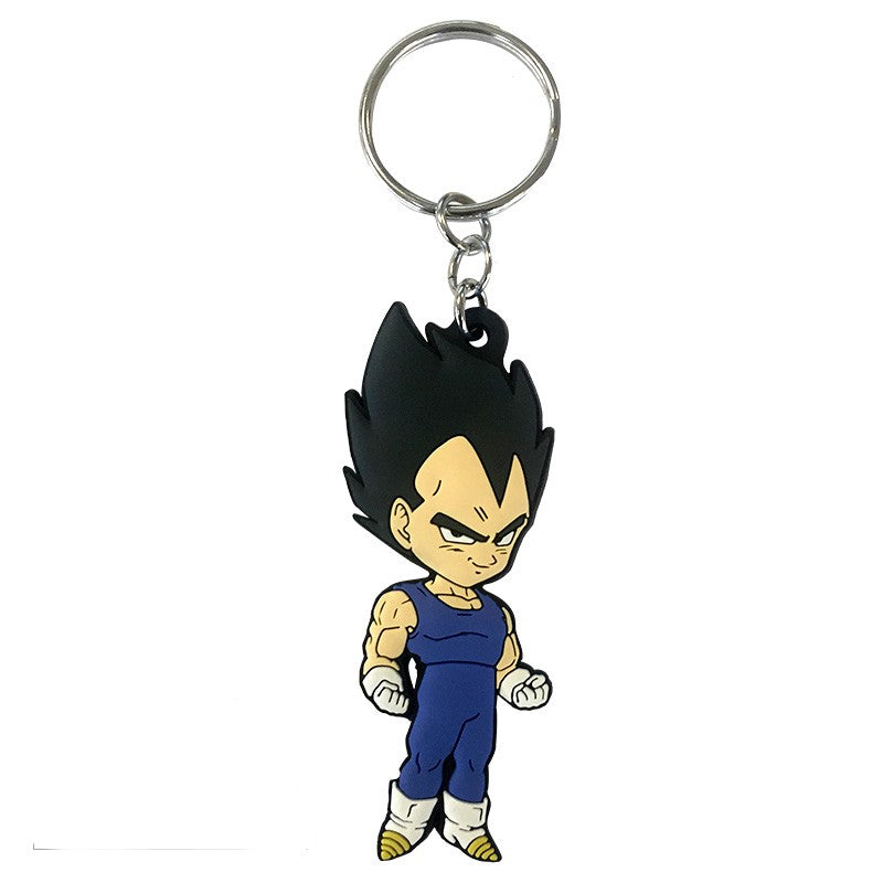 Dragon Ball Z – Vegeta PVC-Schlüsselring, lizenziert und brandneu