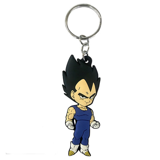 Porte-clés en PVC Dragon Ball Z - Vegeta sous licence et tout neuf