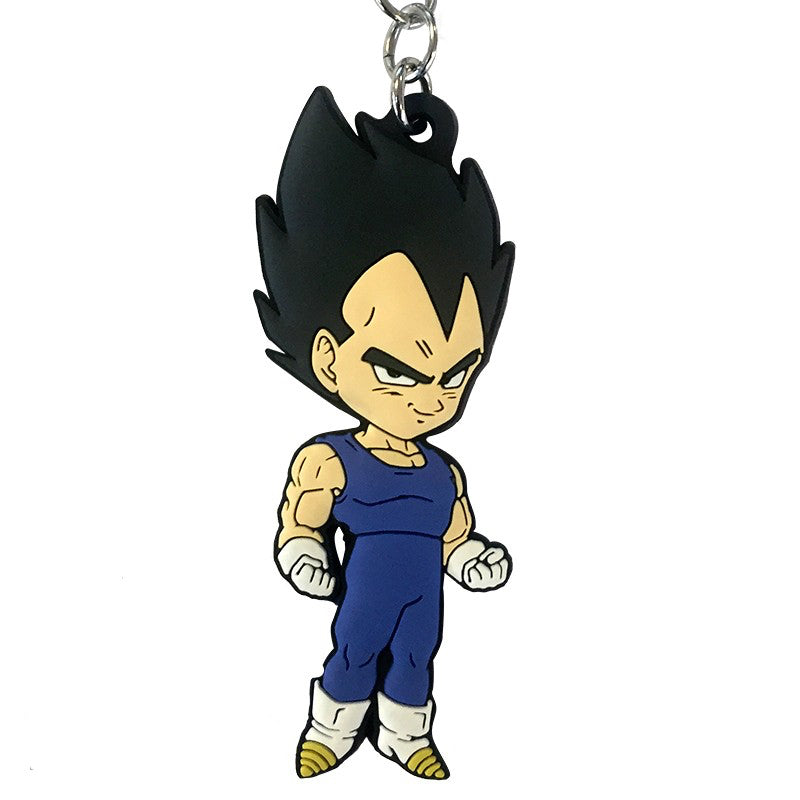 Dragon Ball Z – Vegeta PVC-Schlüsselring, lizenziert und brandneu